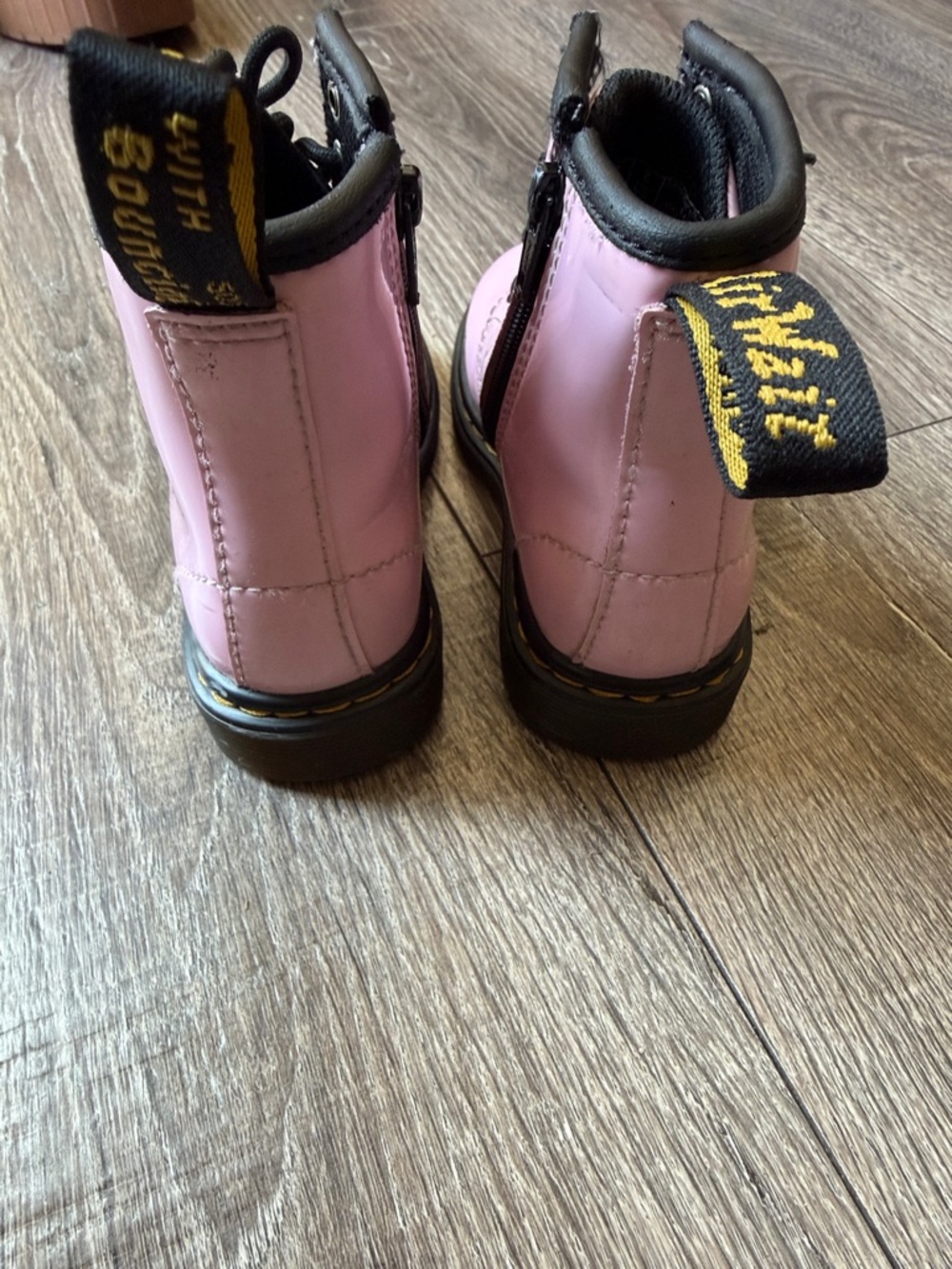Dr.Martens light pink 1460 boots - Picture 3 of 7